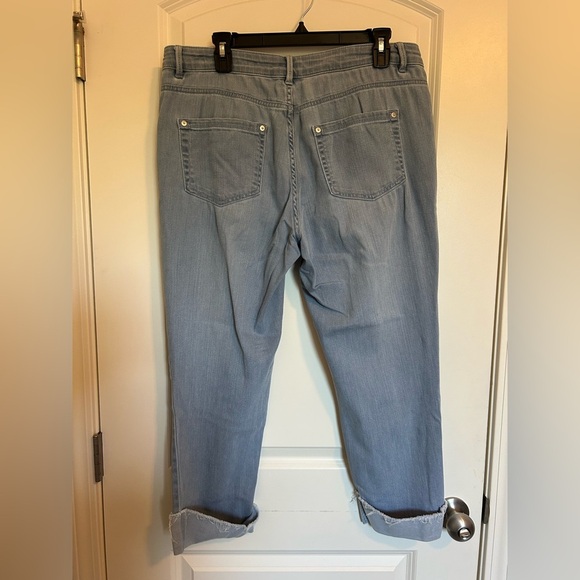 J Jilll authentic fit cropped denim jeans - Picture 4 of 7